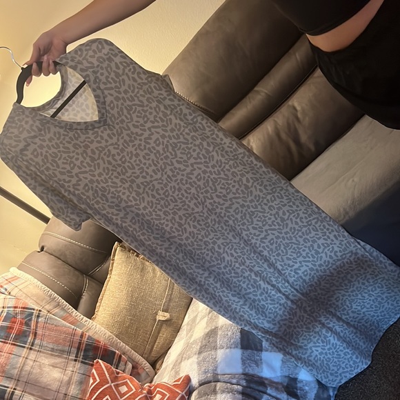 Leopard maxi dress size 2X - Picture 2 of 2